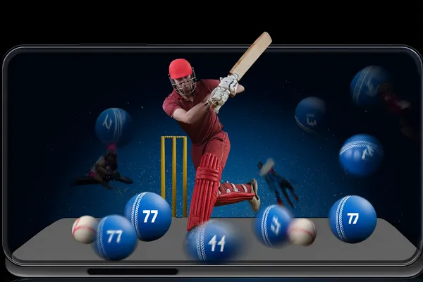 A man focused on his laptop with live stats in the background, highlighting the dedicated sports and gaming features of the 100JL mobile app.